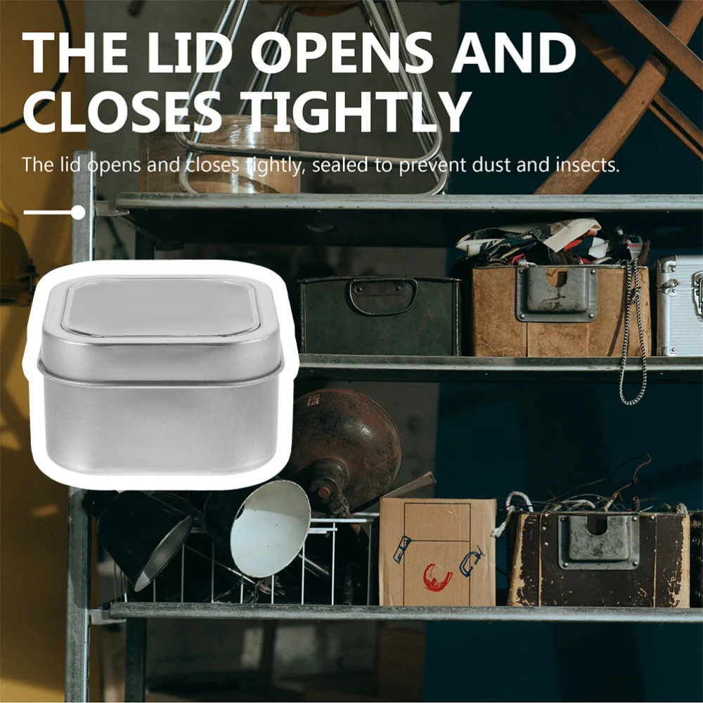 

9pcs Multifunctional Tinplate Storage Cans with Clear Window for Home (Silver)