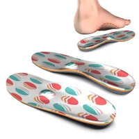 red flat foot eva orthotic insoles high arch support womens sandals memory foam running athletic shoe insoles height 3cm