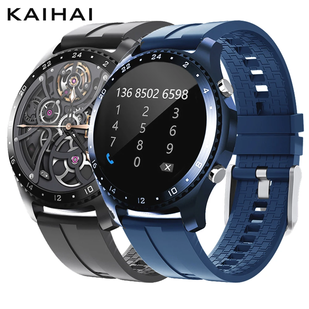 kaihai smartwatch men smart watch men's wristwatch Calculator call watches temperature reloj inteligente hombre Fitness bracelet