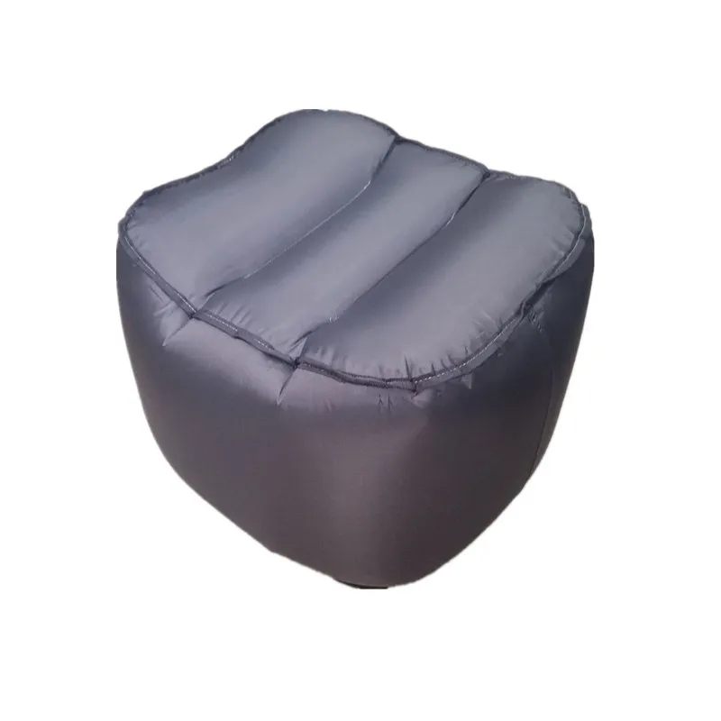 Square Gray Нейлоновый надувной стул, надувной стул, складной портативный стул для рыбалки, садовая мебель для кемпинга, туризма, пляжного отдыха, диван - Цвет: Square Gray