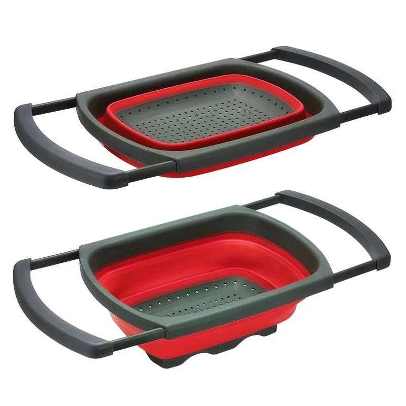 Может быть сложен Taomee устройство кухонный дуршлаг для фруктов и овощей слив