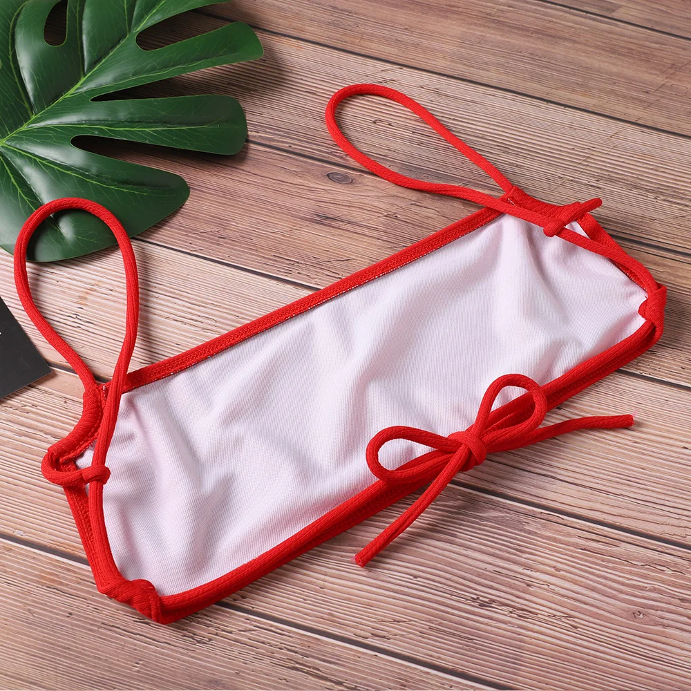 Hot Women Sexy Camisole String Bikini Pured Color Swimwear for Girls in Pool Party and Beach Suit |