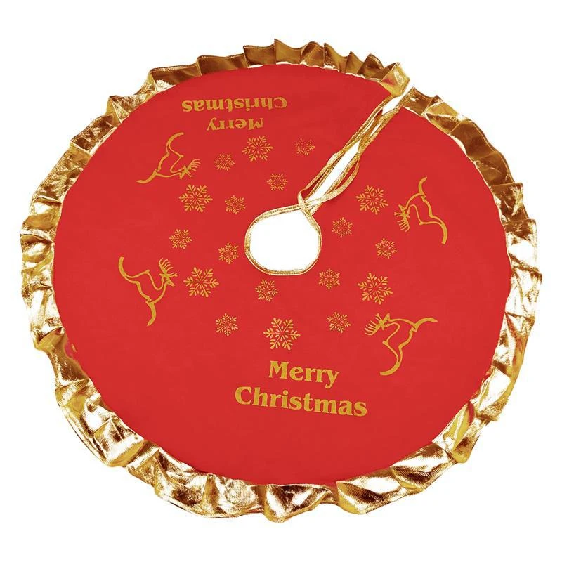 Роскошный орнамент коврик для рождественской вечеринки юбка новогодней елки с