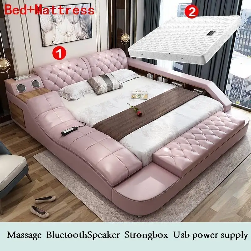 Комната Yatak мобильный Letto Matrimoniale Bett Тоторо Meuble De Martin Matrimonio кожаная мебель для