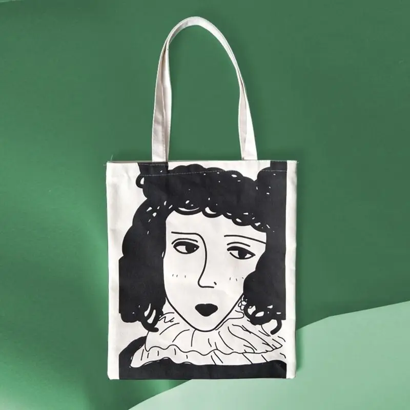 

Холщовая Сумка в Корейском стиле, Студенческая Сумочка на плечо с надписью, простой женский саквояж