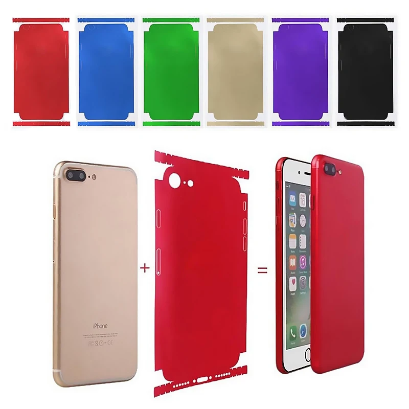 Для iPhone 5S 7 8 Plus X XS MAX однотонная наклейка на льду пленка полноразмерная Наклейка чехол Чехол Funda films For 6 6s протектор