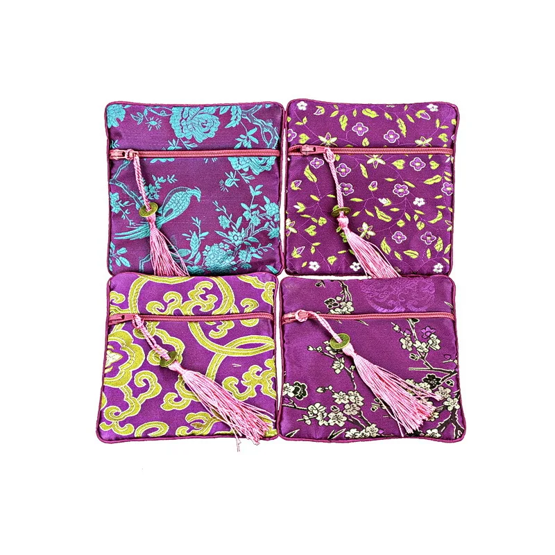 200 шт. китайский шелковый кошелек для мелочи 11 5 х11 см |