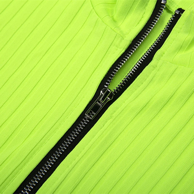 

Clothes Women Spring Summer Short Dress 2021 Long Sleeve Metal Zipper Slim Fit Dresses Street Fashion Lady Girsl Outfit Sexy