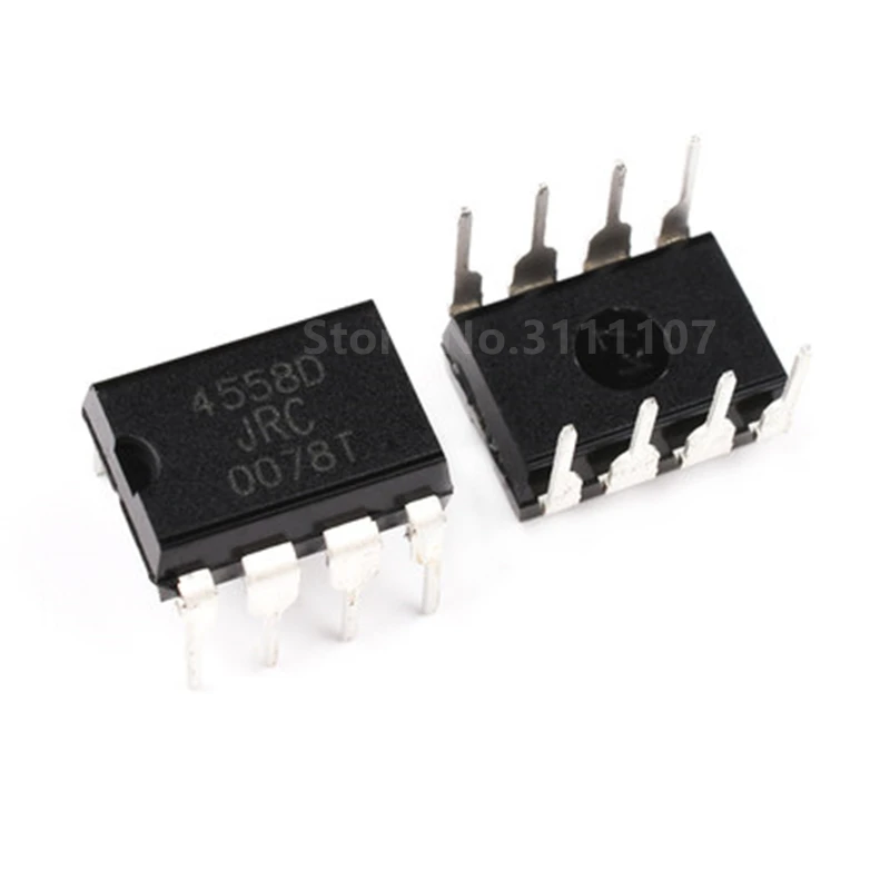 Интегральная микросхема JRC4558 4558 4558D JRC4558D DIP 8 10 шт.|Интегральные схемы| |