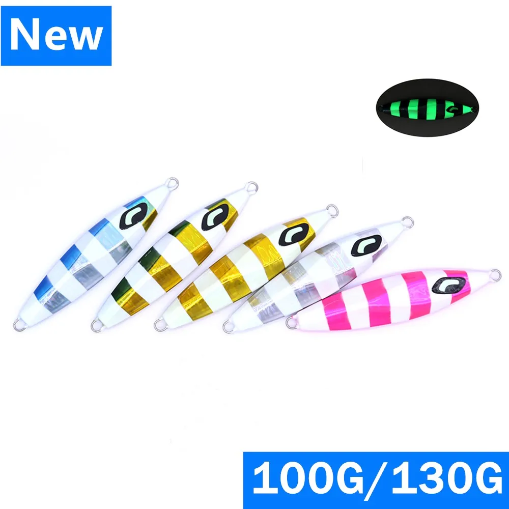 CASTFUN приманка для рыбной ловли 100 г 130 5 шт./лот медленная джиггинга японский дизайн