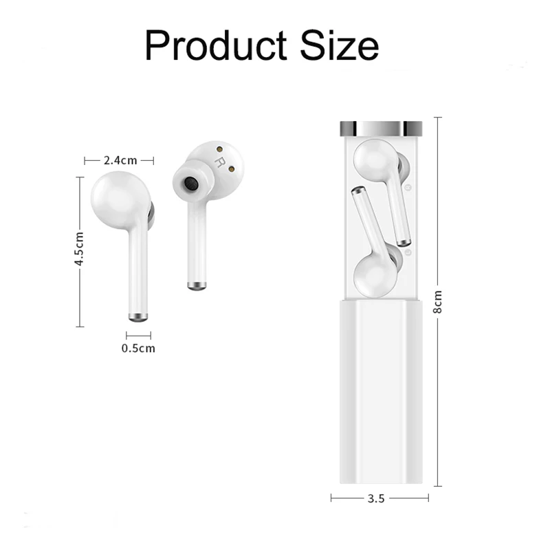 2019 Новинка TW50 Bluetooth гарнитура для iPhone двойные динамики шумоподавление наушники