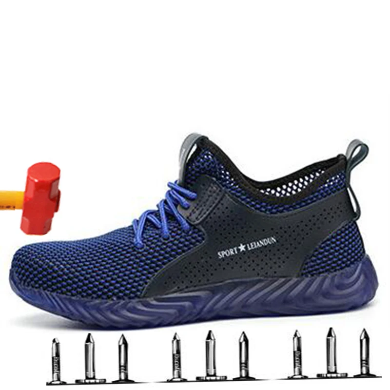 Мягкая подошва удобная Рабочая страховая обувь Мужская дышащая дезодорант