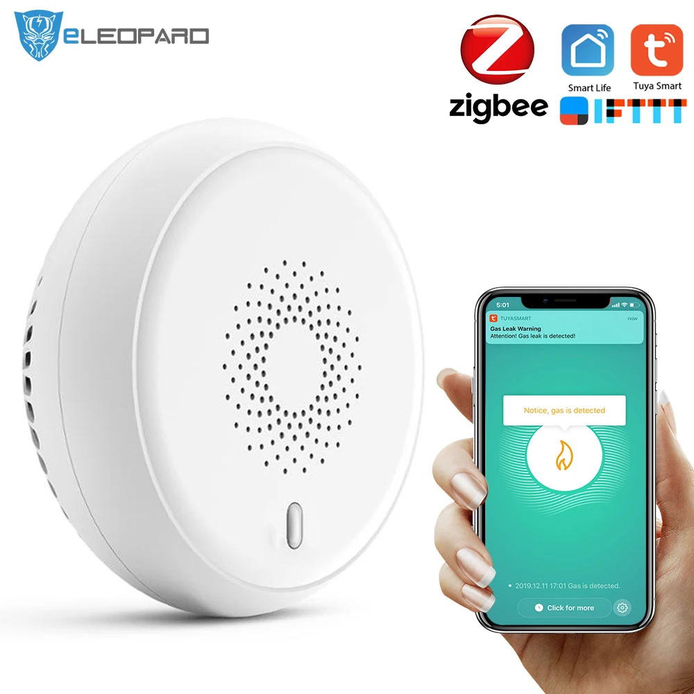 ELEOPARD Zigbee Детектор газа сигнализация обнаружение утечки природного горючего