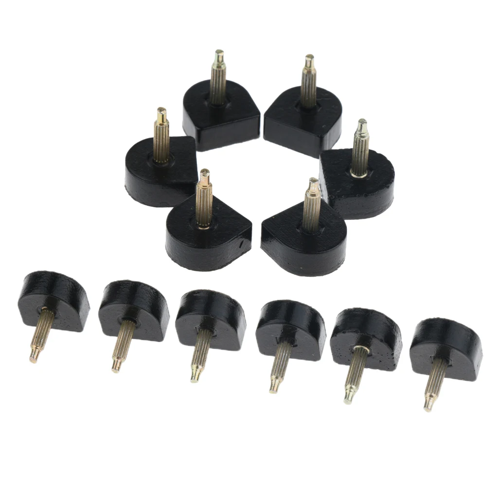 

6 Pairs Heel Plate Spare Heel Caps for High-Heeled Shoes Shoemakers 2 Sizes