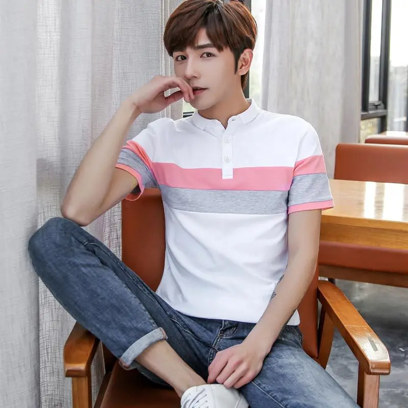 

MRMT 2021 Brand New Men's Polo Shirt New Short-sleeved Polo Shirt for Male Casual Slim Cotton Half-sleeved Tops