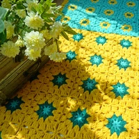 handmade crochet blanket tables cover handmade crochet cushion for sofa for chair tablecloth home living room decorver crochet