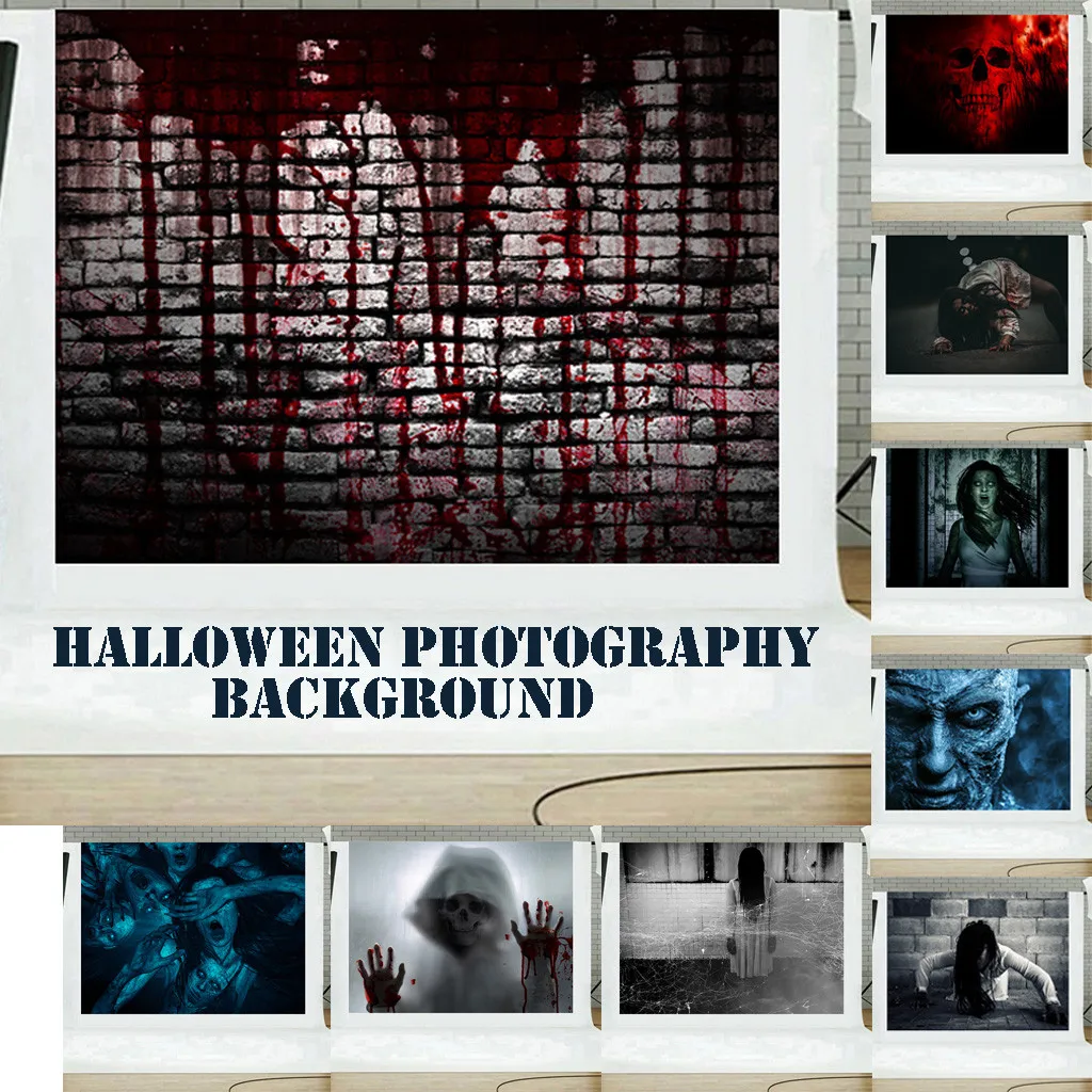 Новинка фон для Хэллоуина цифровой водонепроницаемый ткань профессиональной