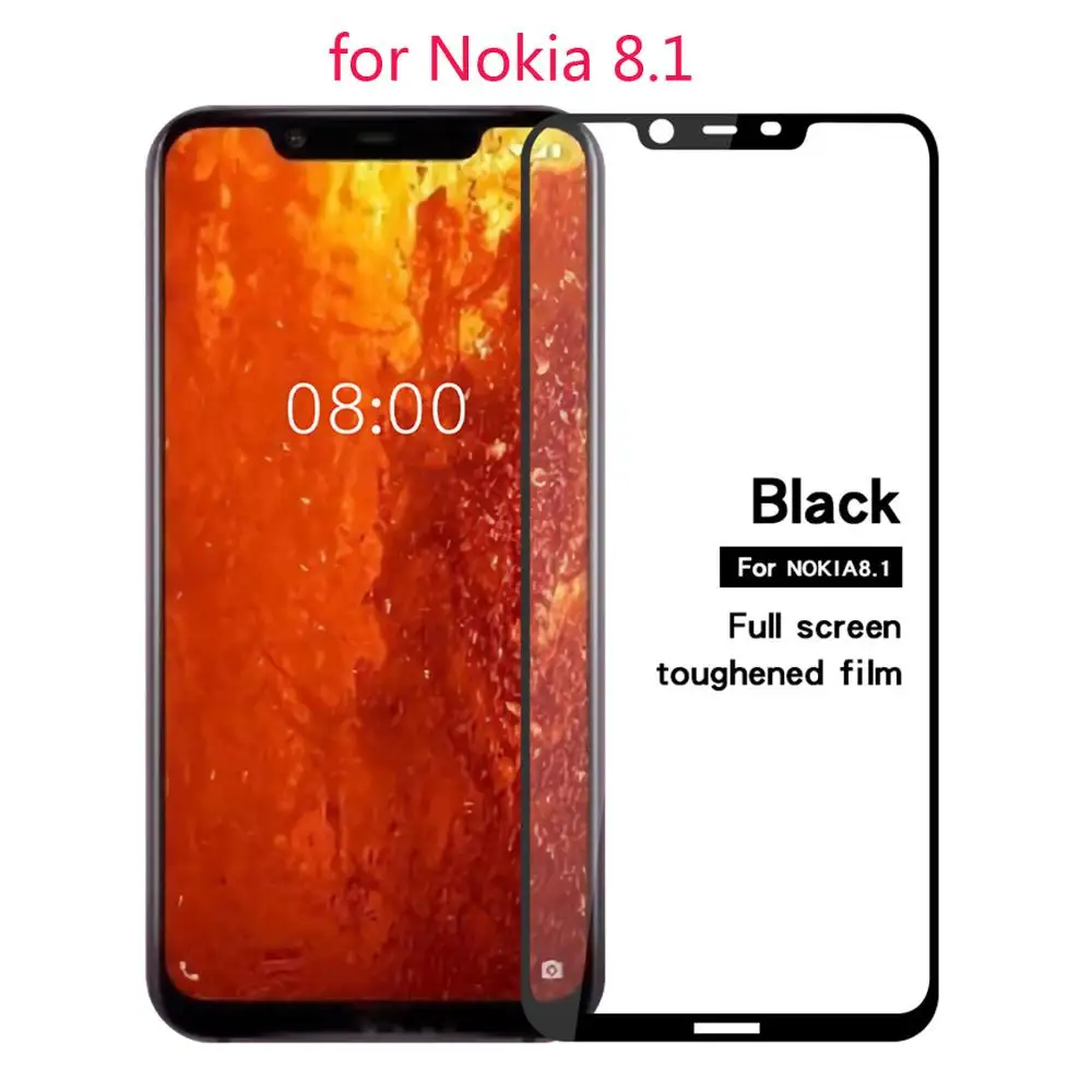 Закаленное стекло для Nokia 8 1/7 1 Plus / X7 9H 2.5D|Защитные стёкла и плёнки телефонов| |