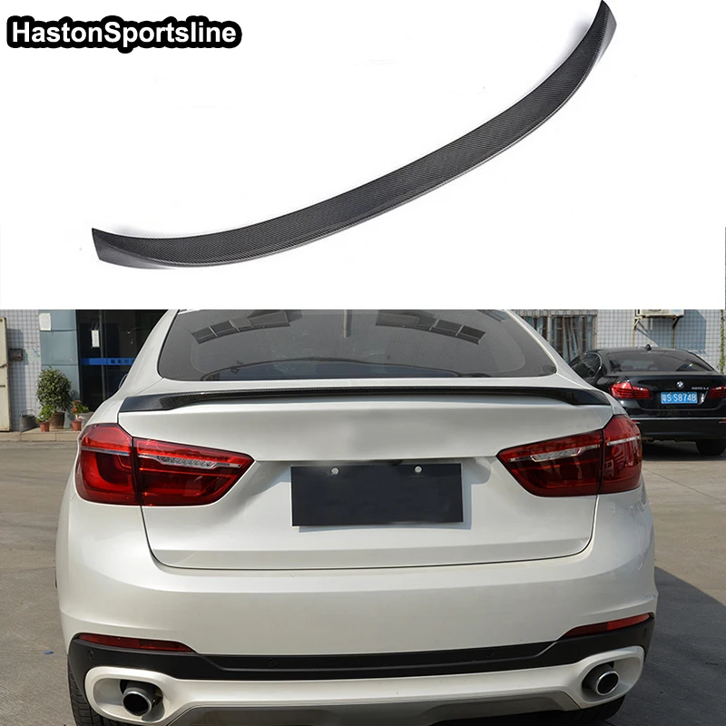 

X6 F16 MP Style Real Carbon Fiber Car Rear Spoiler Wing for BMW X6 F16 2014-2016 Car Accessories Bodi Kit