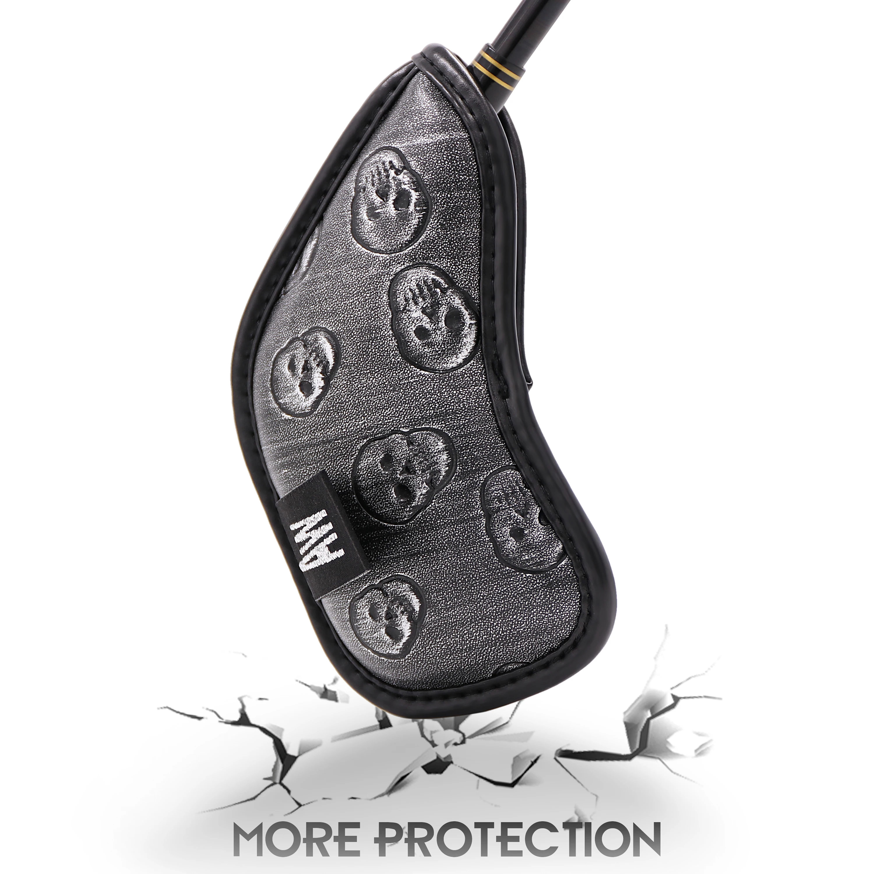 Новый оригинальный чехол с черепом монстром для гольфа железной головкой из 12