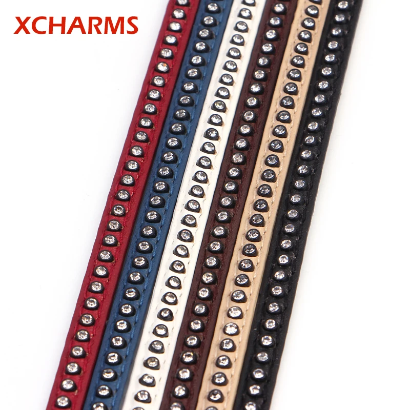 XCHARMS 6 мм/веревка для кожаного шнура/кристаллическая дрель/аксессуары/Ювелирные