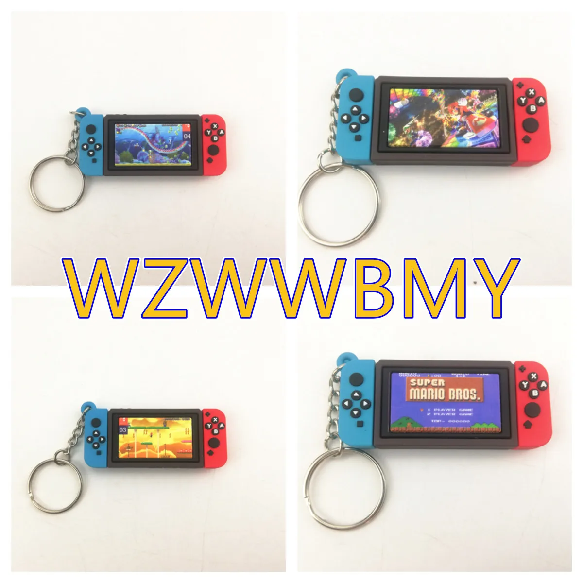

2021 New Popular Game Animal Crossing Keychain Switch Car Keyring Charm Bag Pendant Fashion Soft Rubber PVC Game Key Chains