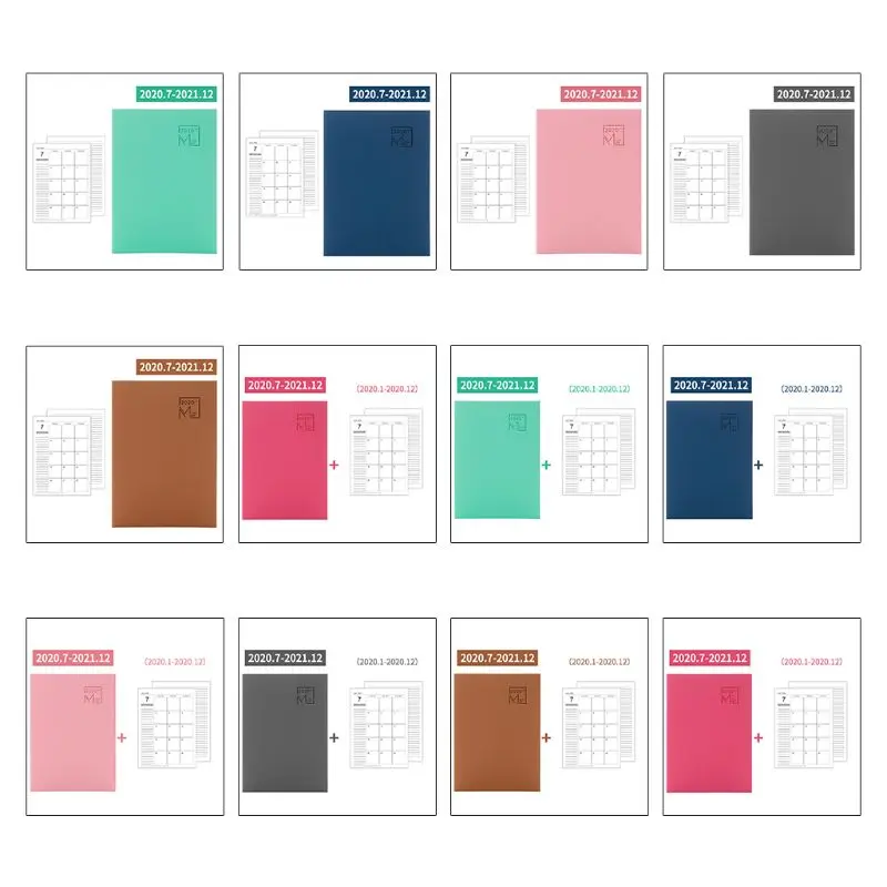 

Agendas 2020-2021 Planner Organizer B5 Notebook and Journals DIY 365 Days Plan Note Book Monthly Weekly Schedule Writing