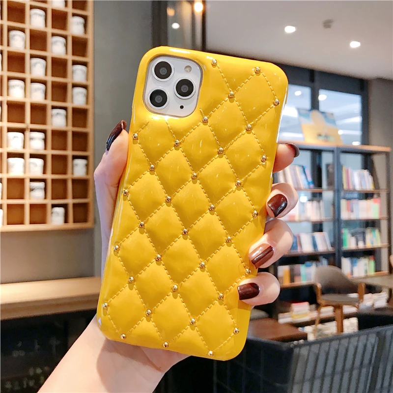 Orange 3 Beyour маленький ароматный Гладкий кожаный чехол для телефона для iPhone 11 Pro X Xr Xs Max 8 7 6 6s Plus роскошный чехол-накладка - Цвет: Orange 3