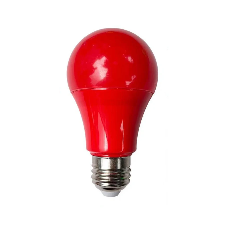Новая цветная светодиодная лампочсветильник с круглым светом 5 Вт 7 9 красная