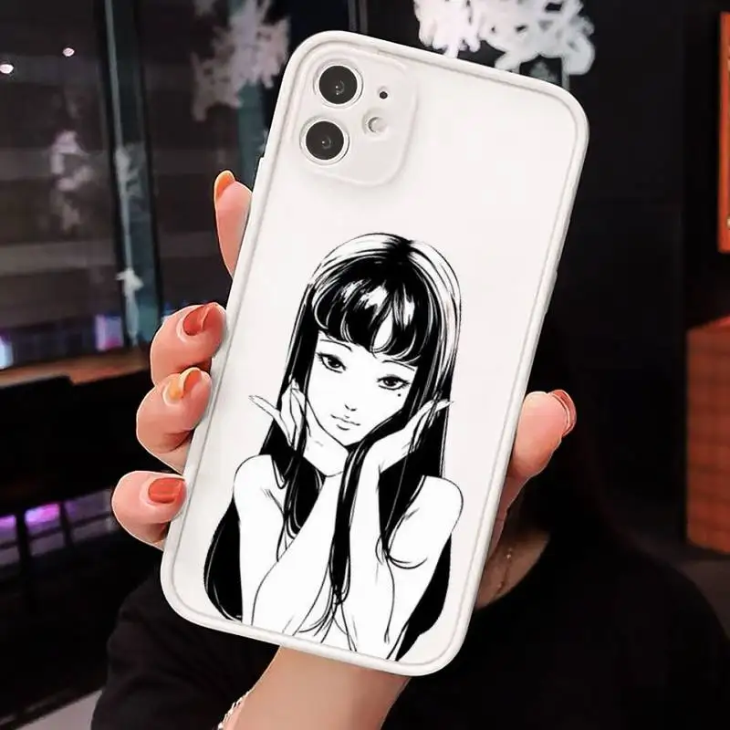 

Tomie Junji Itou Japanese horror comic Phone Cases matte transparent For iphone 7 8 11 12 plus mini x xs xr pro max cover