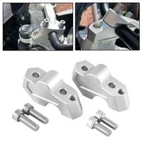 motorcycle 22mm handlebar riser clamp height up backward extend adapters with bolts for bmw f750gs f850gs f750 f850 gs 2018 2020