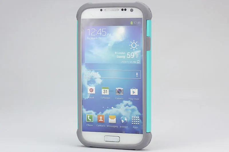 Отличная цена Новое поступление PC + TPU чехол с рисунком футбола для Samsung Galaxy S4 i9500 5