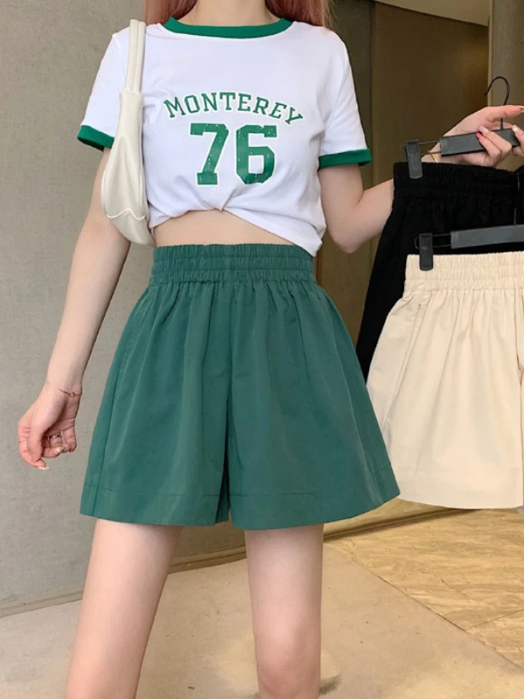 

Female summer leisure trousers thin the new version of its 2021 han edition show thin wide-legged loose straight canister