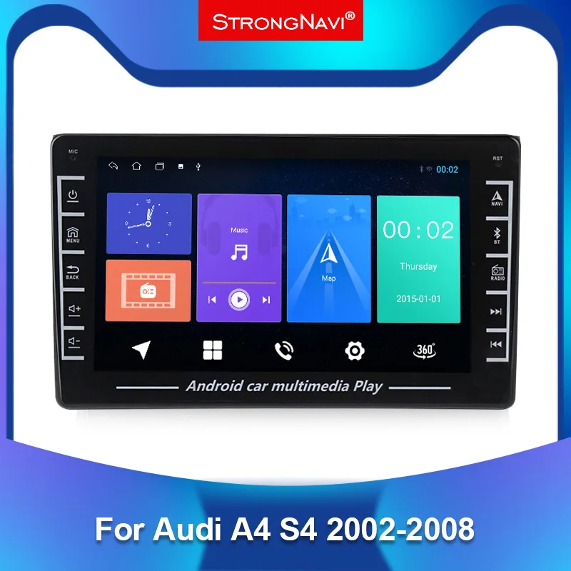 

Android Car Radio Multimedia Video Player For Audi A4 B6 B7 S4 B7 B6 RS4 B7 SEAT Exeo 2002-2008-2006-2012 Navigation GPS 2din
