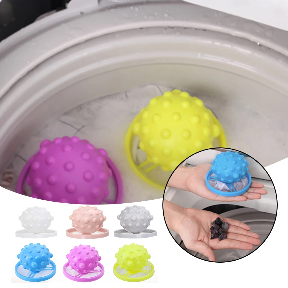 Удаление волос Catcher фильтр сетка мешок чистящие шары грязное волокно коллектор