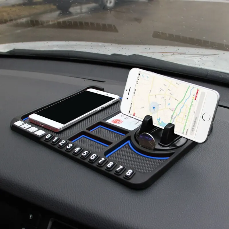 

Mobile Phone Anti-skid Pad Auto Phone Holder Dashboard Car Pad Mat Non Slip Sticky Anti Slide Dash Phone Mount Silicone