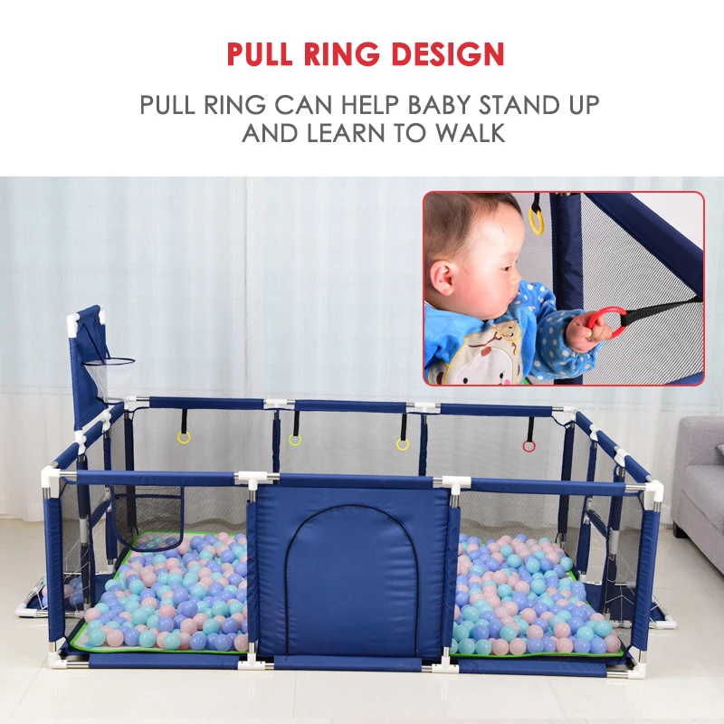 

Тканевый забор для игр детская палатка для малышей Взрывная игрушка для безопасности детей Бассейн для шаров для улицы