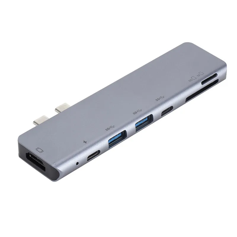 Type-C Hub USB 3.0 7in2 with Usb HDMI PD Charging TF&ampSD Card Slot Docking Station for MacBoo Laptop | Компьютеры и офис