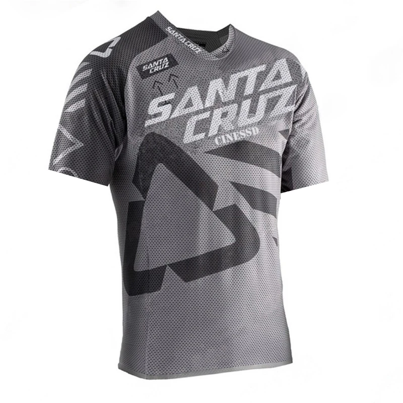 Футболка для горного велосипеда Santa Cruz Enduro MX Motocross BMX Racing Jersey DH с длинным рукавом