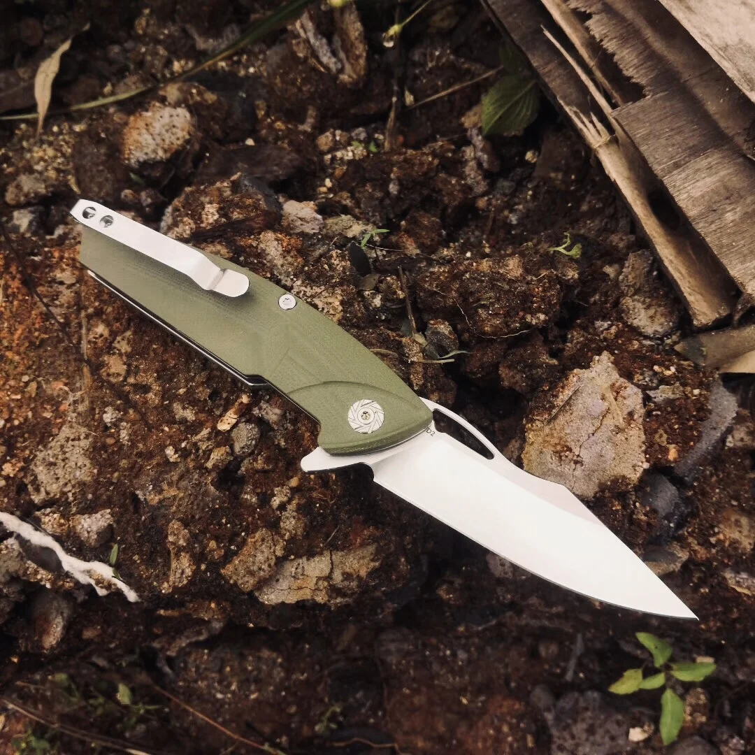 KUBEY KU221 EDC Складной нож D2 лезвие и G10 ручка с зажимом подарок для мужчин нож для охоты и кемпинга Карманный