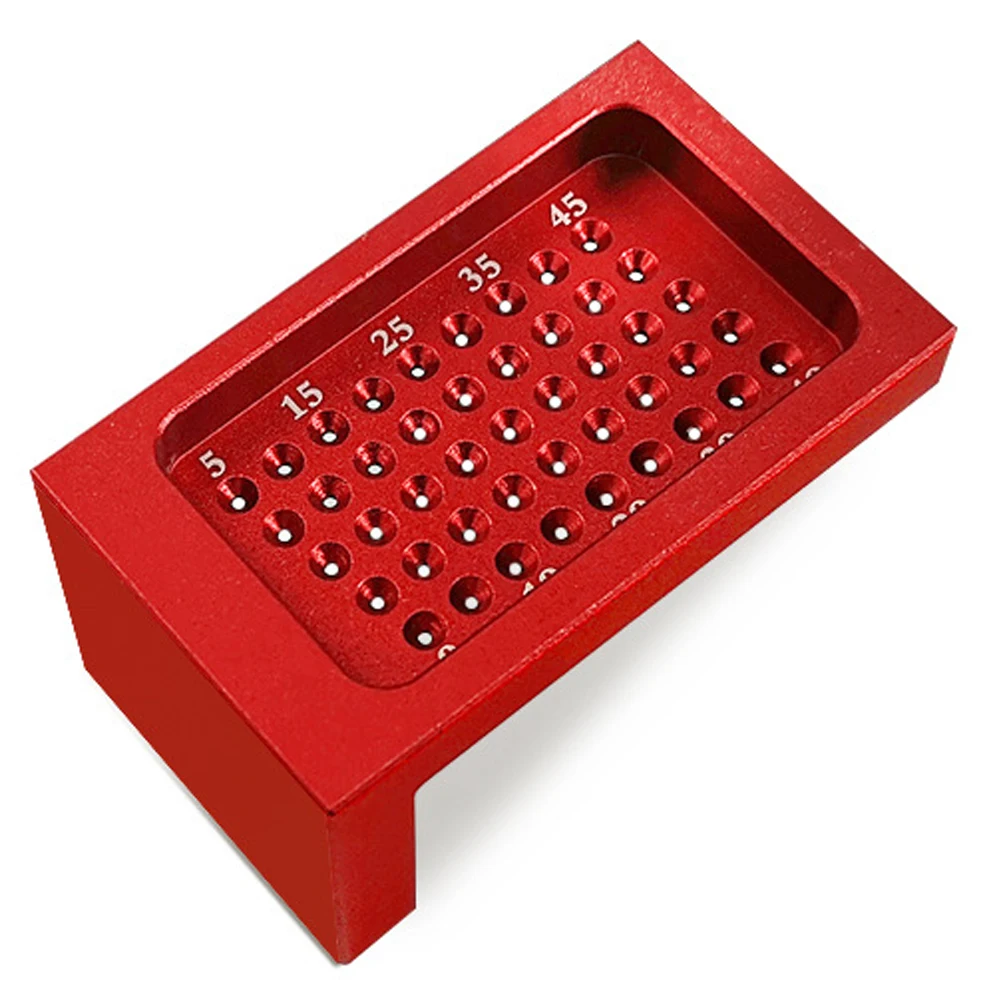 

T50 T-type Ruler Hole Scribing Measuring Wood Gauge Aluminum Alloy Woodworking Scriber Mark Line Gauge