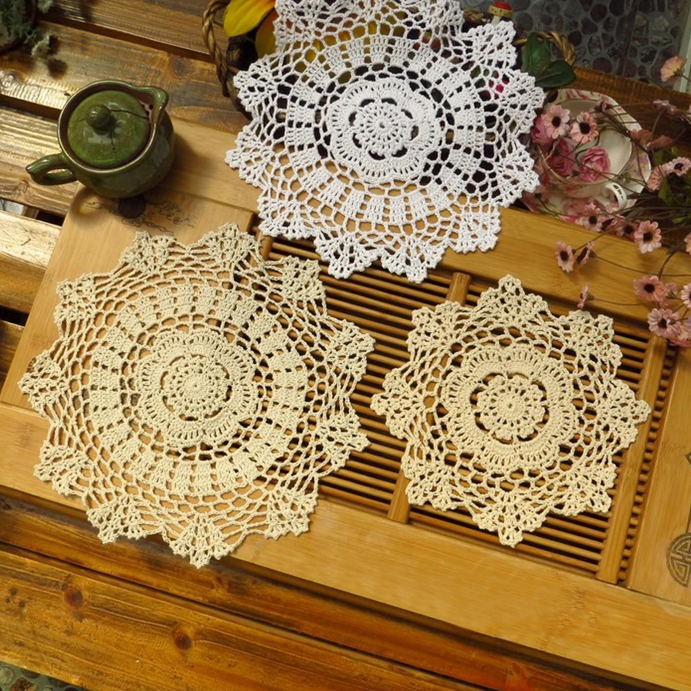 1 шт. хлопковая круглая подставка под чашку кружку кухонный Рождественский