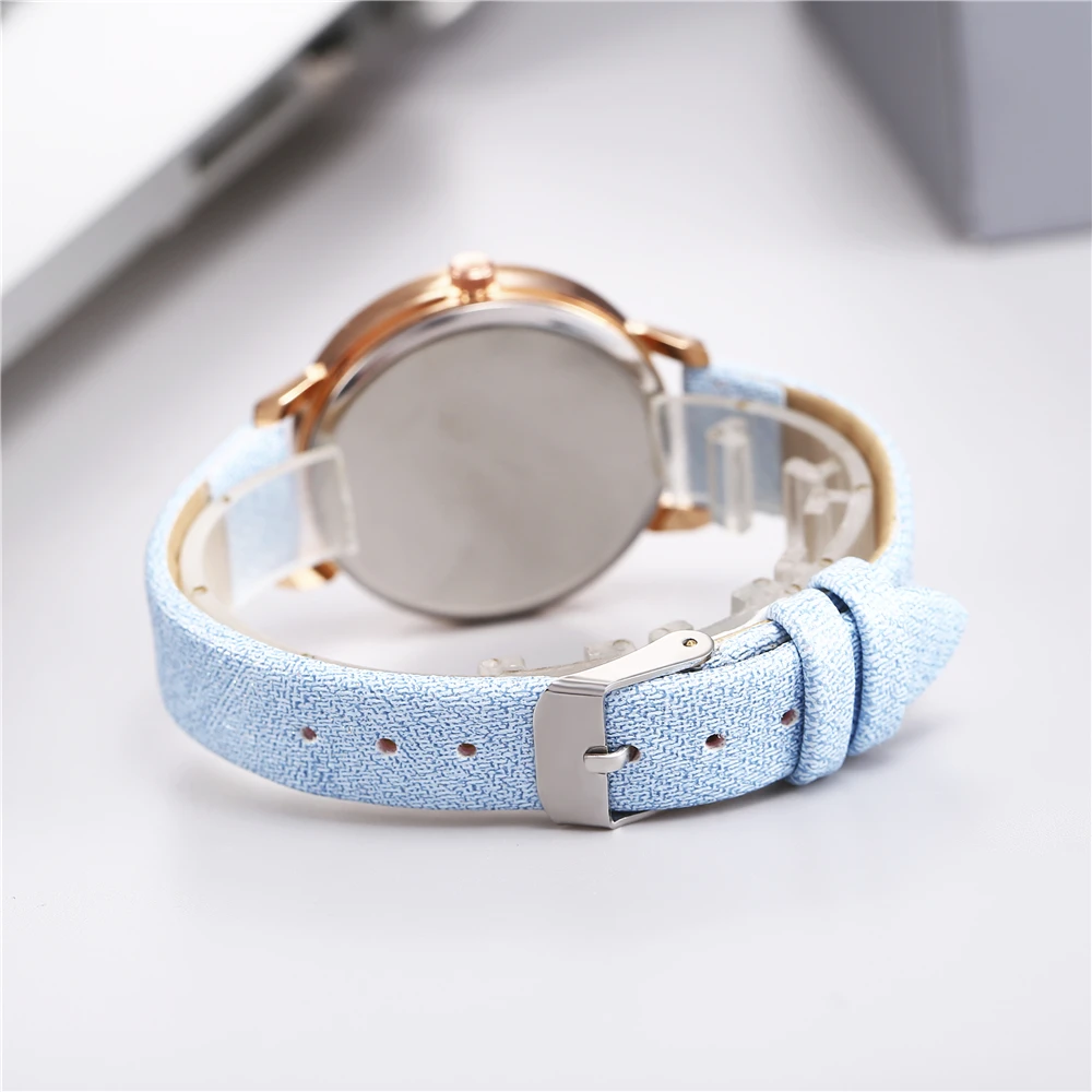 Ретро простые женские часы Laides повседневные кварцевые наручные многоцветные