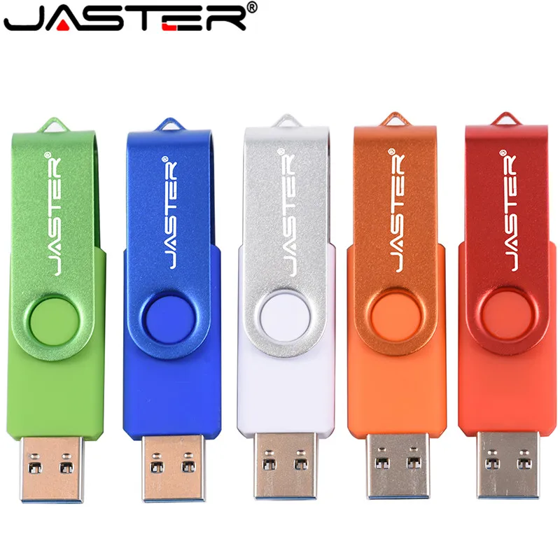 

JASTER D300 Rotation USB Flash Drive Metal Pen Drive 128GB 64GB Usb Stick 2.0 32GB 16GB 8GB High Speed Pendrive Memory Stick