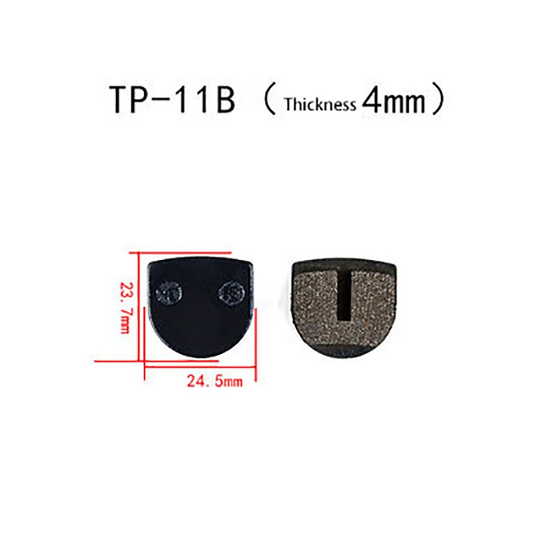 TP-11B 1 пара(2 шт.) MTB велосипедный велосипед велосипедные дисковые Тормозные колодки полуметаллические тормозные колодки для SHIMANO SRAM AVID HAYES TEKTRO Magura Formula - Цвет: TP-11B