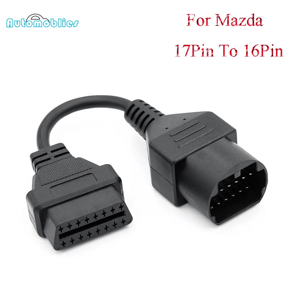 2019 Высокое качество для Mazda 17Pin до 16Pin OBD2 OBD II кабель диагностический инструмент