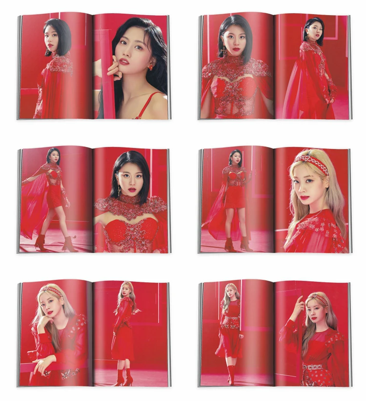 Kpop дважды мини фото книга TWICELIGHTS концертный HD фотография Jihyo Mina плакат картина