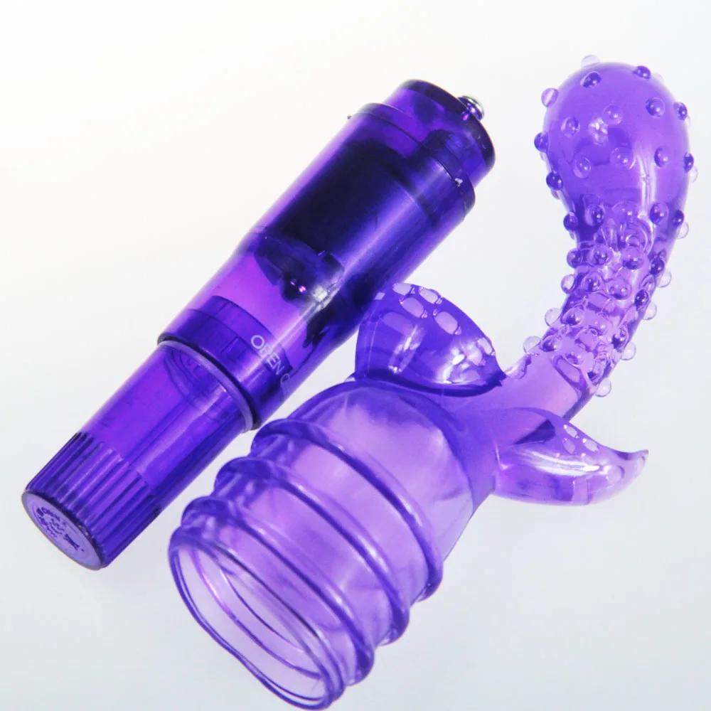 Тройной палец вибратор водонепроницаемый G Spot Анальный массажер Corolla Вибратор