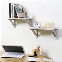 simple and creative solid wood wall hanging shelf bookshelf nordic living room wall multi layer decoration one word partition