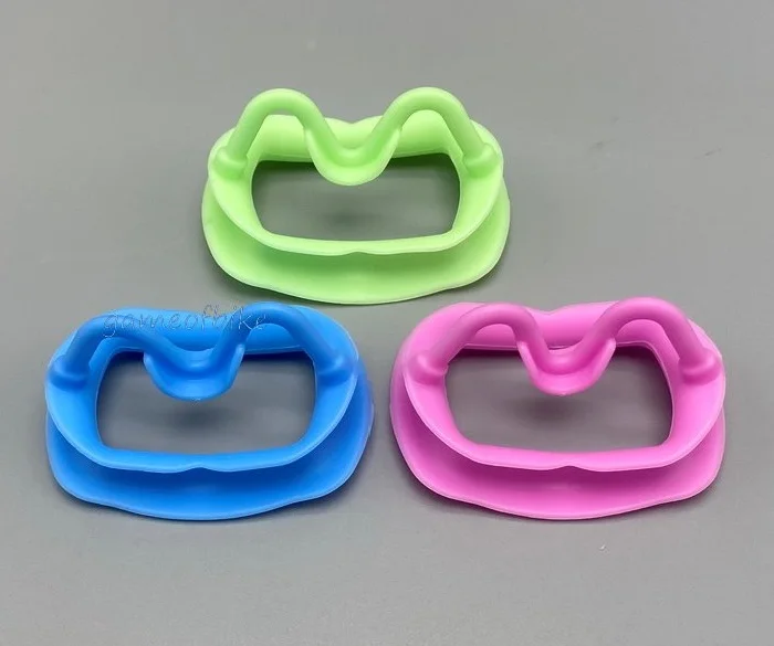 10pcs Dental Teeth Whitening Mouth Props Gag Opener Cheek Retractor Prop Silicone teeth whitening Large Small Non Autoclavable - купить по